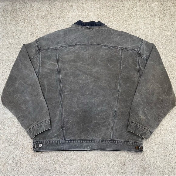 🚨SOLD Vintage Carhartt Lined Mens Jacket Size 2XL JB142 Rare Chore Coat Outdoor - Picture 5 of 8